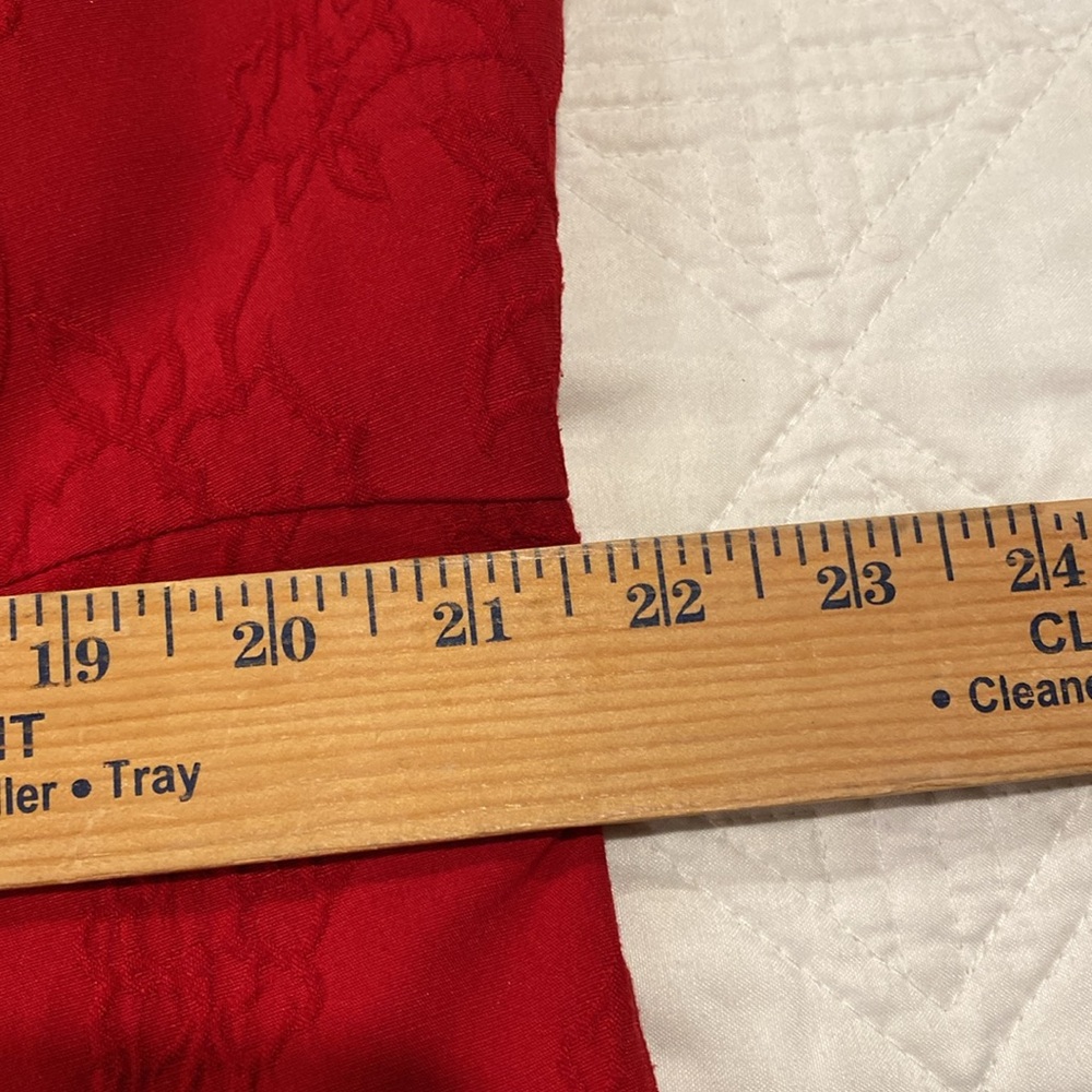Adrianna Papell red A-line cocktail dress Size 18W fully lined zipper in back - Picture 8 of 12